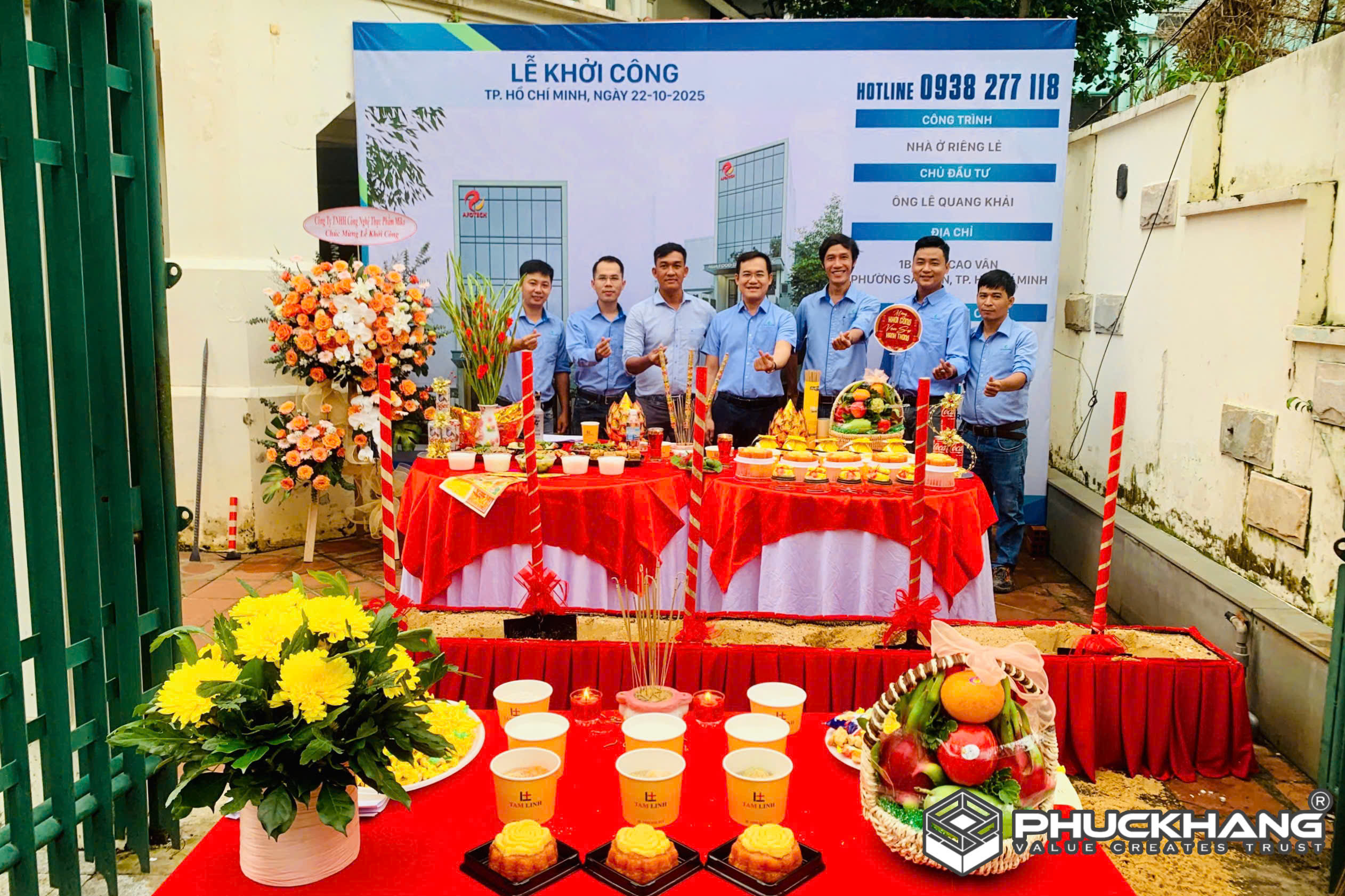 LỄ CÚNG KHỞI CÔNG CÔNG TRÌNH TÒA NHÀ 1B TRẦN CAO VÂN - TP. HỒ CHÍ MINH 5 z7211758286307 a22b92ed04cfaf2394a67eaecf9826bd