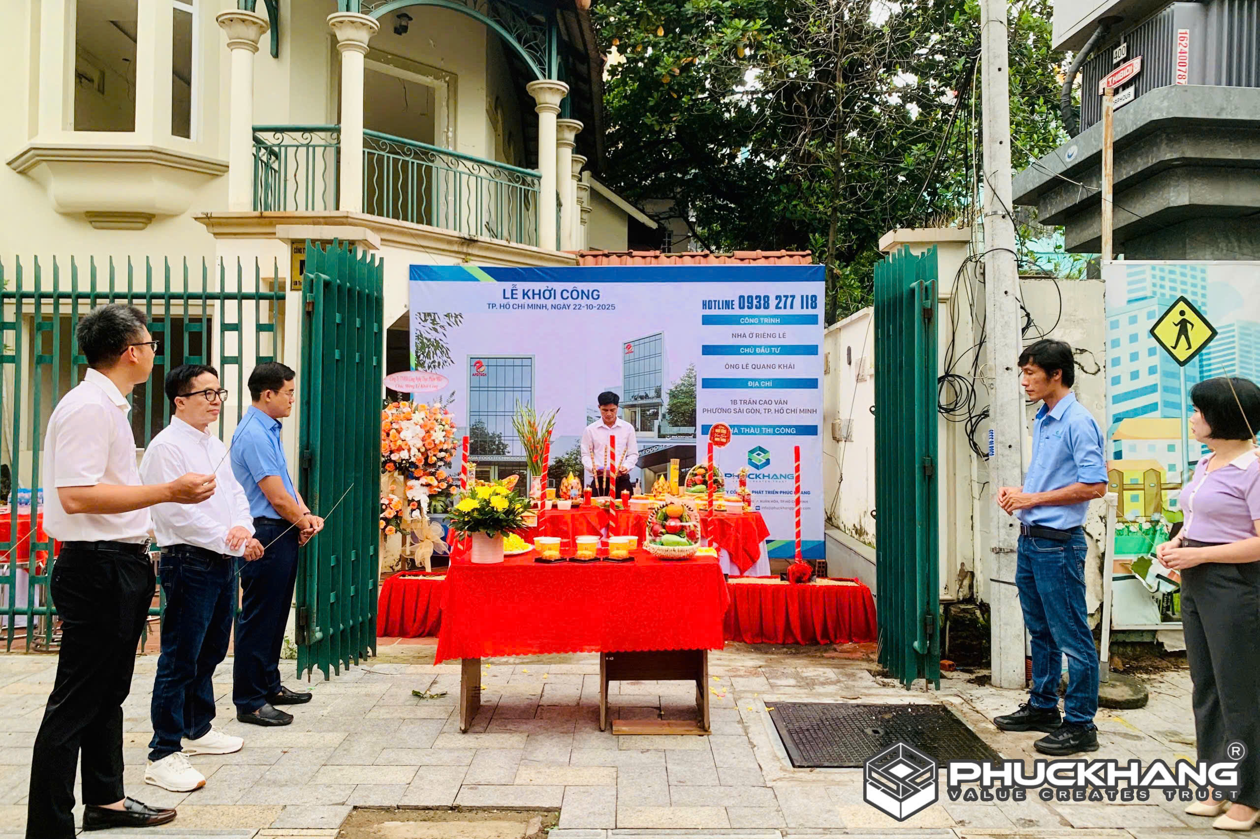 LỄ CÚNG KHỞI CÔNG CÔNG TRÌNH TÒA NHÀ 1B TRẦN CAO VÂN - TP. HỒ CHÍ MINH 2 z7211759043999 b956a564a961f2a3f43704ee26c33f6d